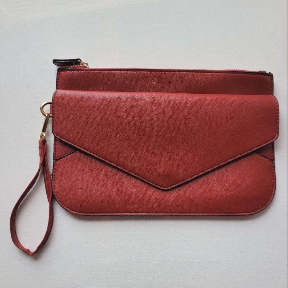 Red Clutch Handbag